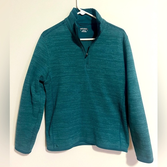 UNTUCKit Other - UNTUCKit Kezoh long sleeve quarter zip pullover sweatshirt sweater men’s medium